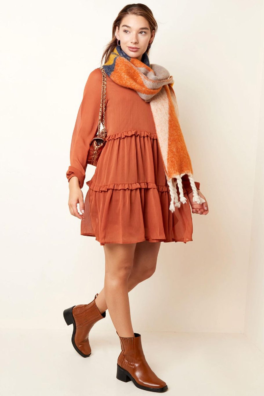 Herfst Sifonjurk met Ruches