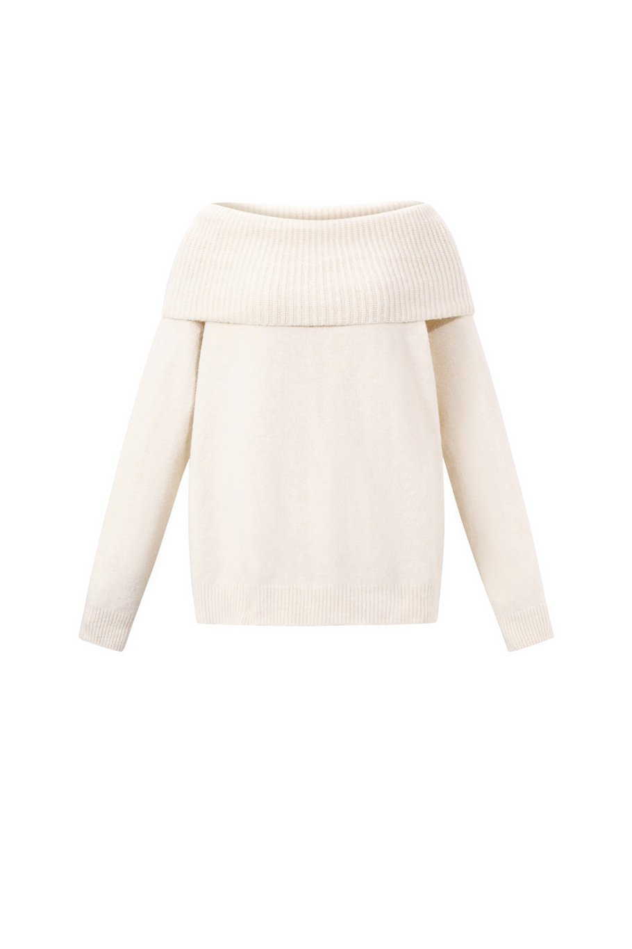 Shoulder Classic Trui Wit
