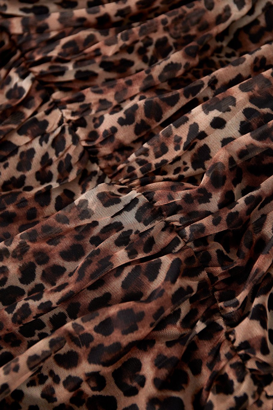 Leopard Pattern Midi Dress