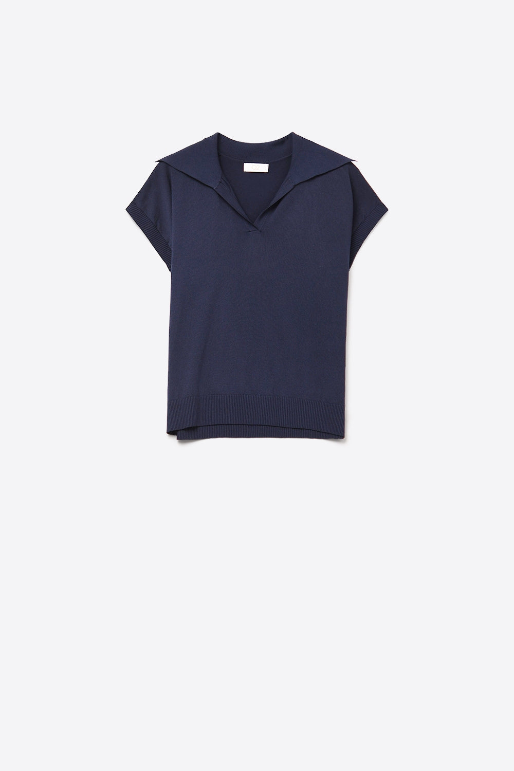 Marineblauwe polo