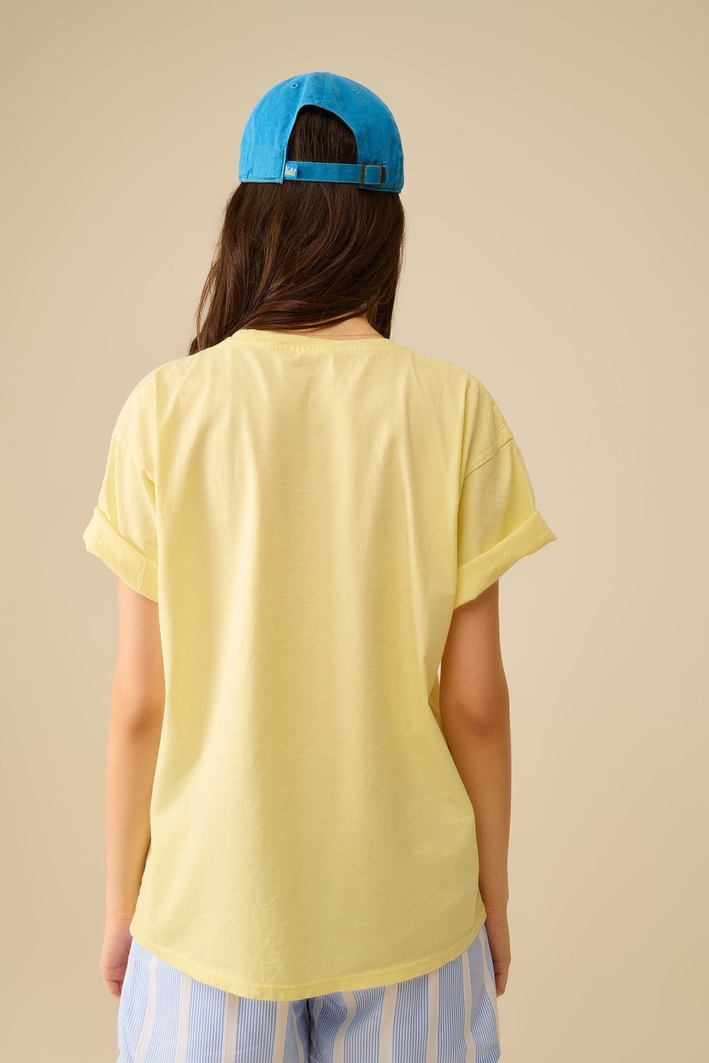 geel t-shirt