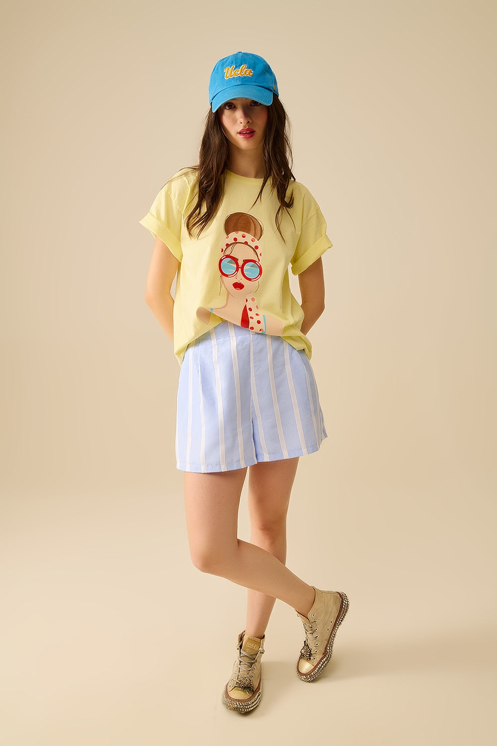 geel t-shirt