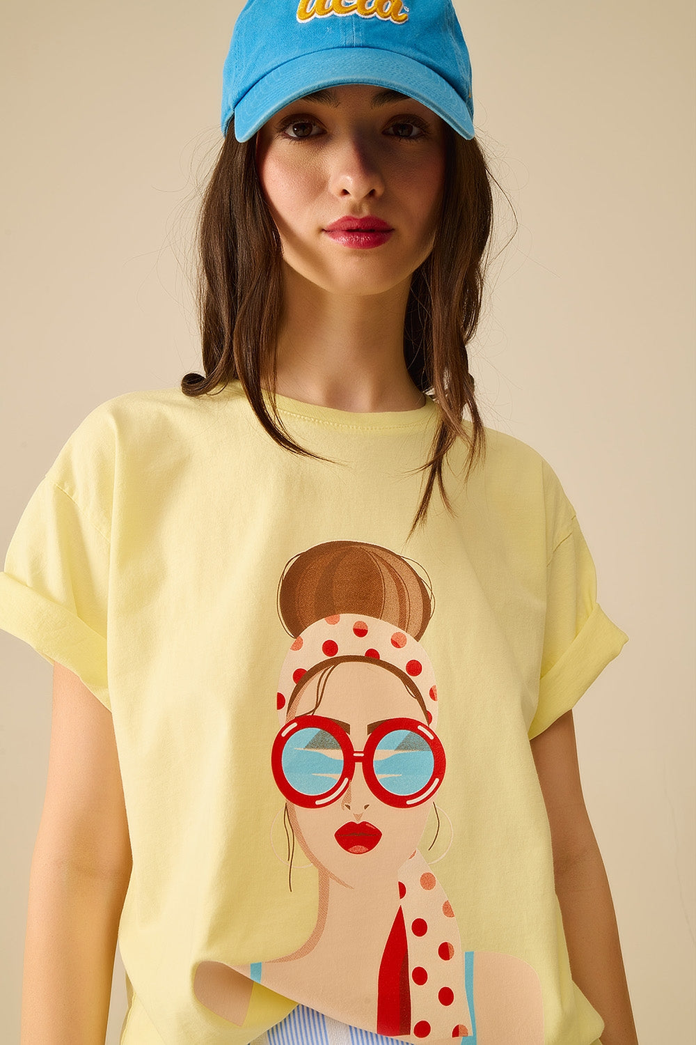 geel t-shirt