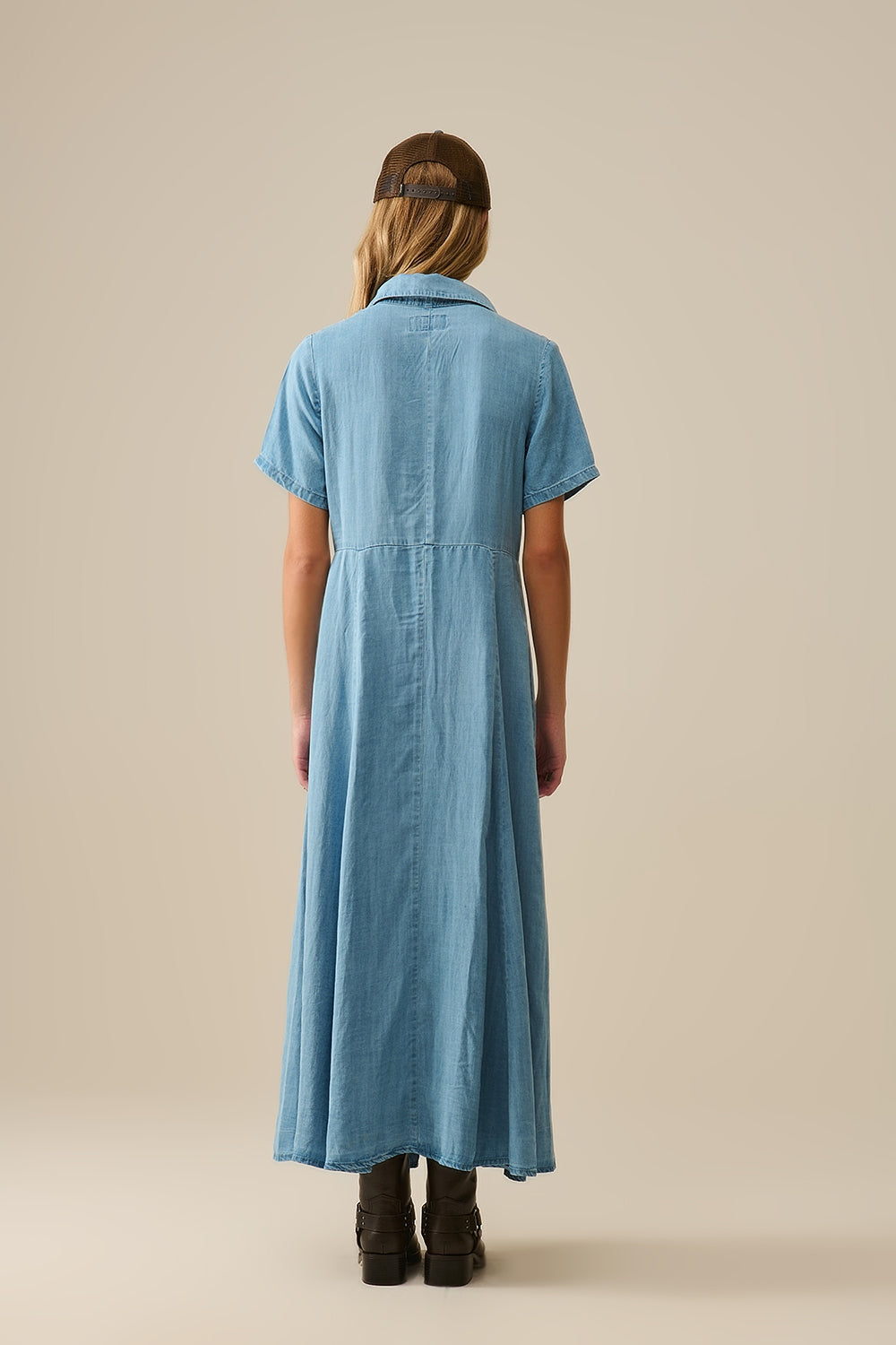 Denim Shirtjurk van Tencel