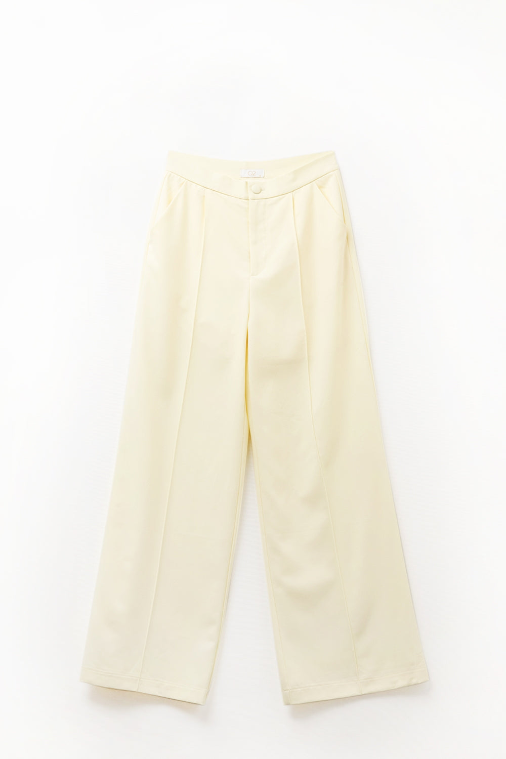 Wijde Op Maat Gemaakte Broek In Geel